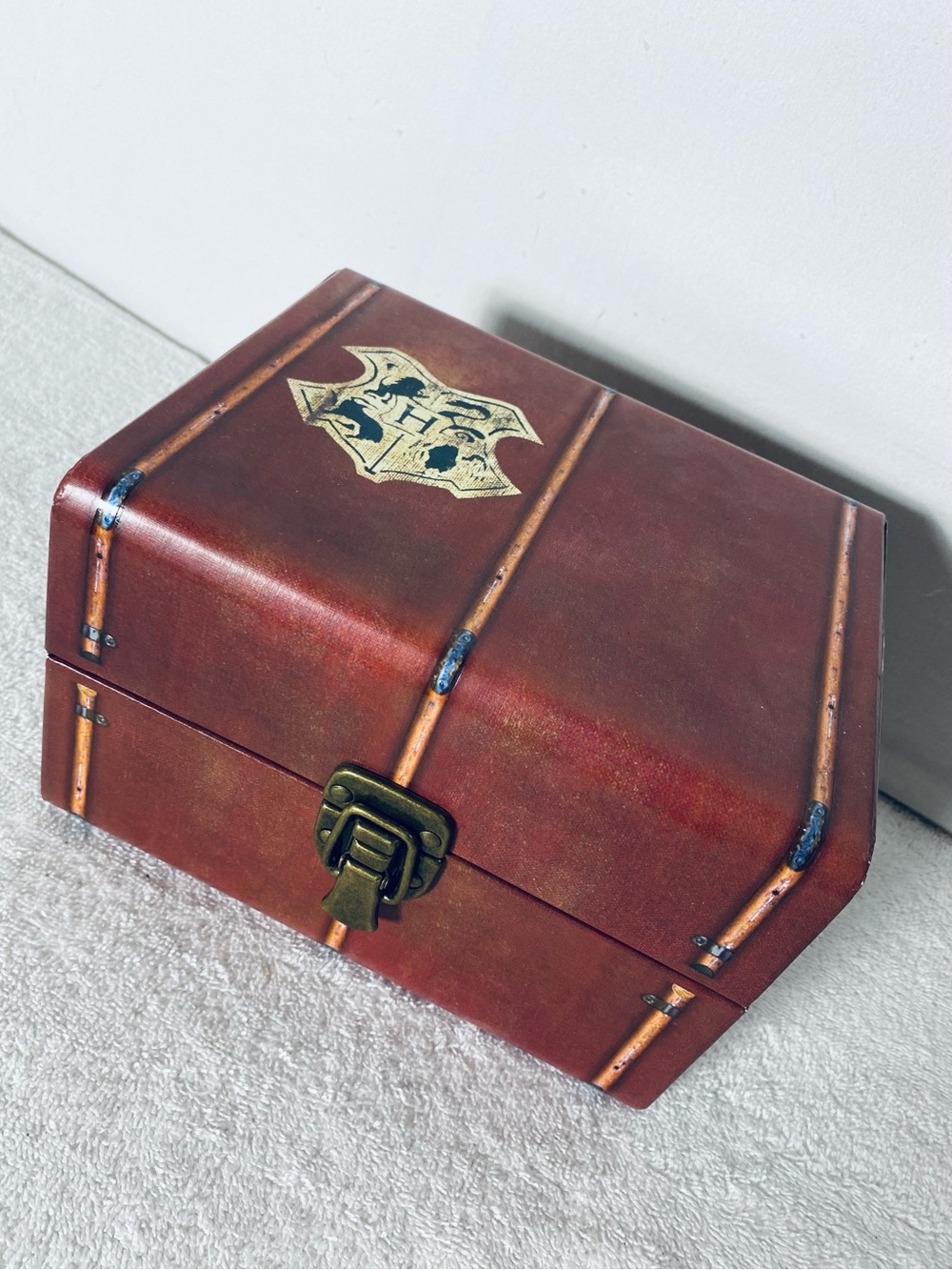 Harry Potter Years 1-5 Trunk Box Set 5 Metal Bookmarks Sealed Cards Complete